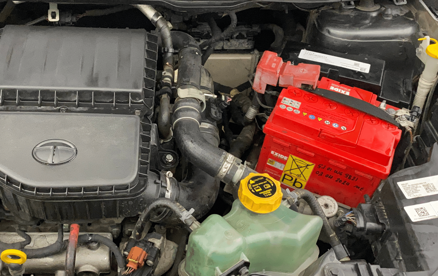 2022 Tata NEXON XZ PLUS DIESEL, Diesel, Manual, 60,053 km, Engine View - Left