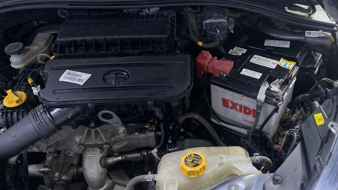 2023 Tata TIGOR XZ PLUS PETROL, Petrol, Manual, 27,532 km, Engine View - Left