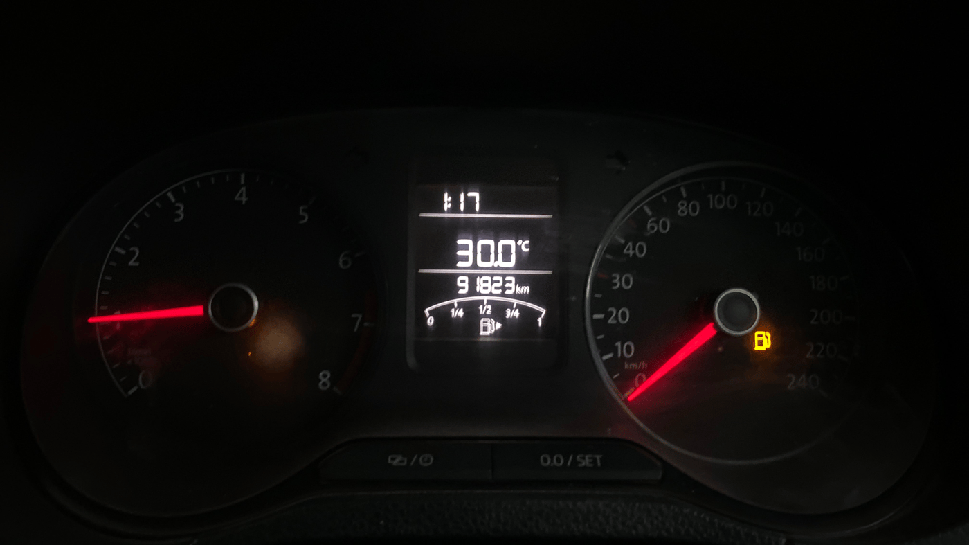 2020 Volkswagen Polo TRENDLINE 1.0L, Petrol, Manual, 91,857 km, Odometer Image