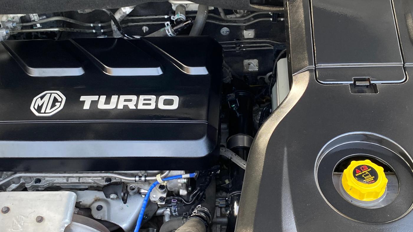 2022 MG HECTOR PLUS SHARP 1.5 PETROL TURBO CVT 6-STR, Petrol, Automatic, 76,670 km, Engine View - Left