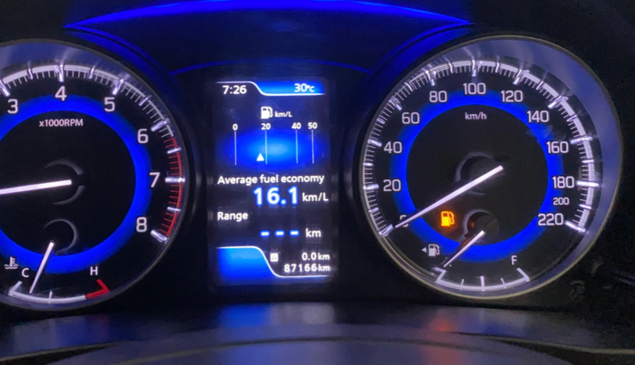 2021 Maruti Baleno ZETA PETROL 1.2, Petrol, Manual, 87,159 km, Odometer Image