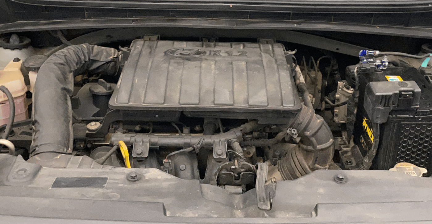 2023 Hyundai EXTER SX (O) CONNECT 1.2 MT DUAL TONE, Petrol, Manual, 50,566 km, Engine View