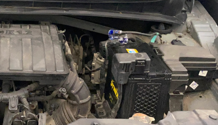 2023 Hyundai EXTER SX (O) CONNECT 1.2 MT DUAL TONE, Petrol, Manual, 50,566 km, Engine View - Left