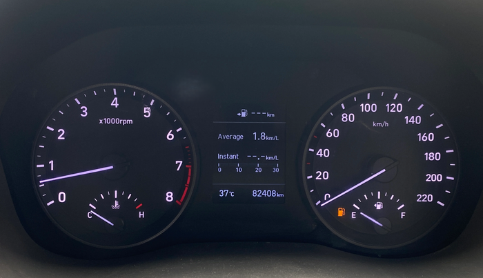 2018 Hyundai Verna 1.6 VTVT SX O, Petrol, Manual, 82,408 km, Odometer Image