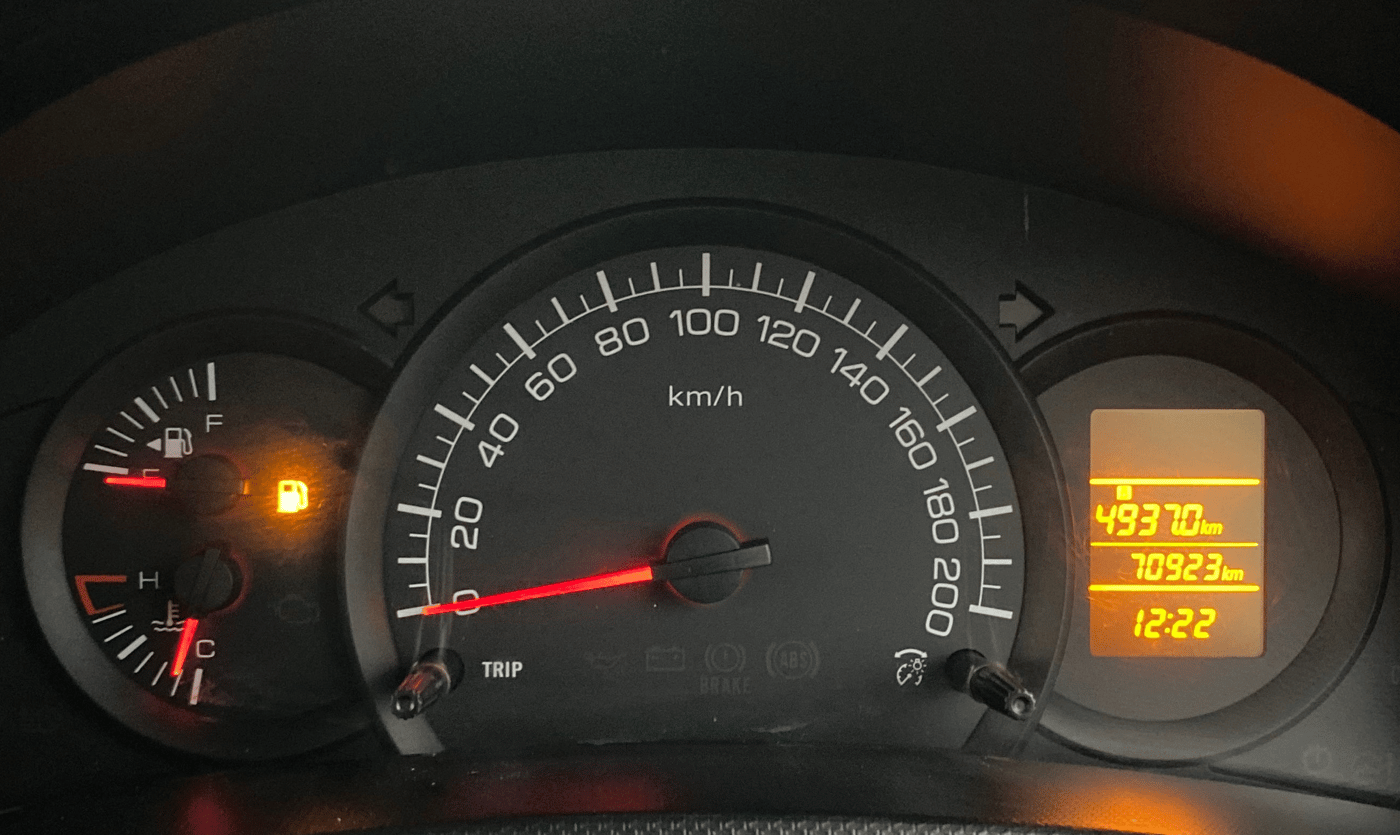 2016 Maruti Swift LXI, Petrol, Manual, 70,923 km, Odometer Image