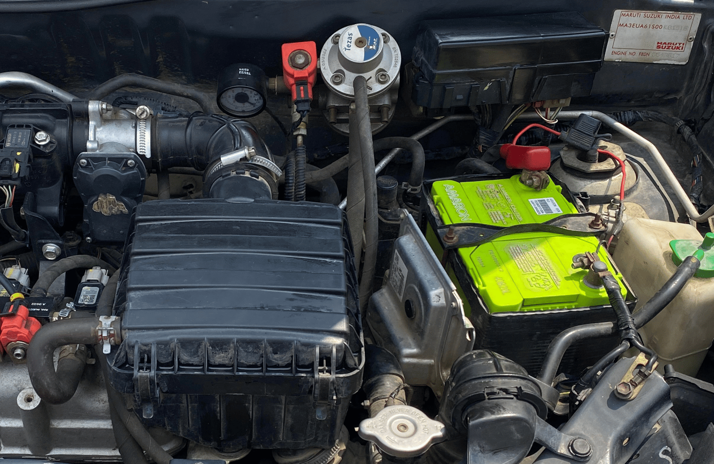 2022 Maruti Alto LXI, CNG, Manual, Engine View - Left