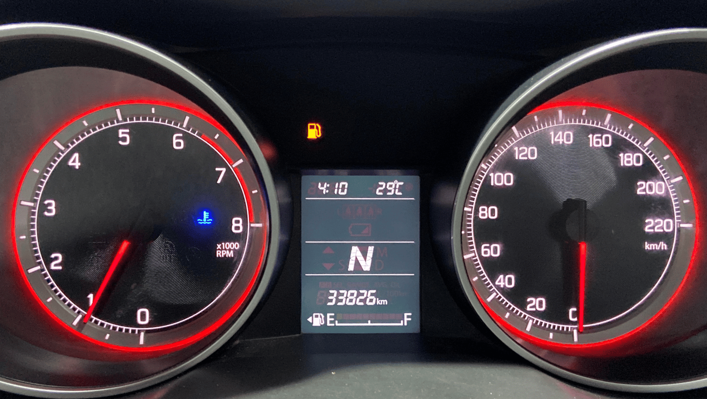 2020 Maruti Swift ZXI AMT, Petrol, Automatic, 33,817 km, Odometer Image