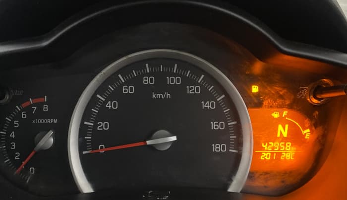 2014 Maruti Celerio VXI AMT, Petrol, Automatic, 42,879 km, Odometer Image