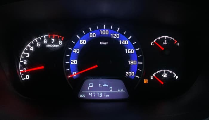 2014 Hyundai Xcent S (O) 1.2, Petrol, Manual, 48,263 km, Odometer Image