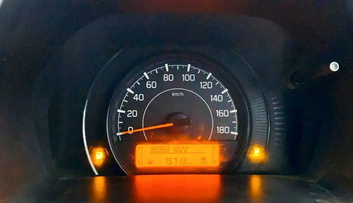 2019 Maruti New Wagon-R LXI CNG 1.0, CNG, Manual, 75,653 km, Odometer Image