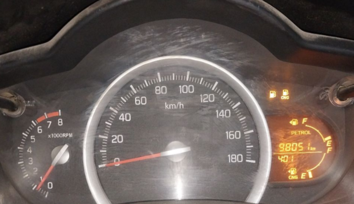 2016 Maruti Celerio VXI CNG, CNG, Manual, 98,051 km, Odometer Image