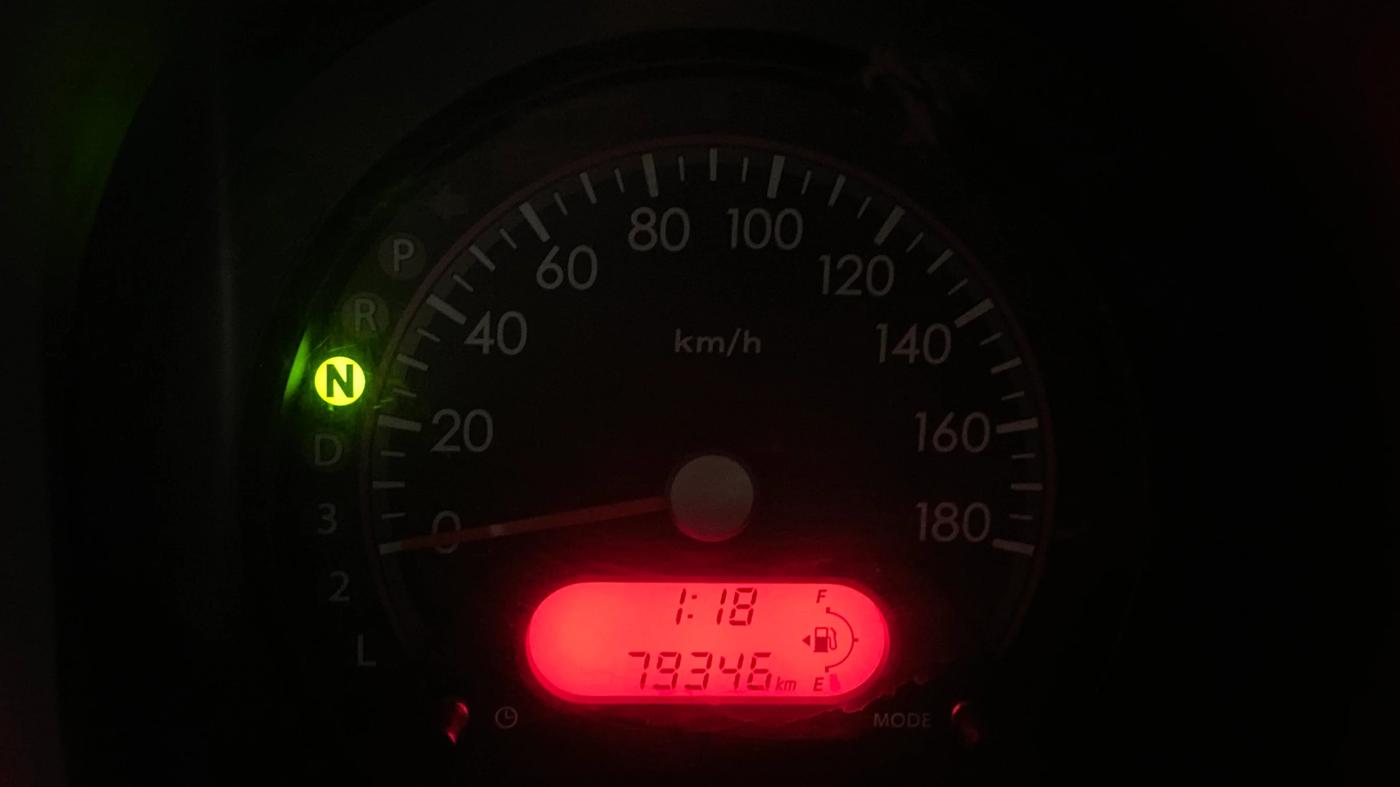 2013 Maruti A Star VXI (ABS) AT, Petrol, Automatic, 79,346 km, Odometer Image