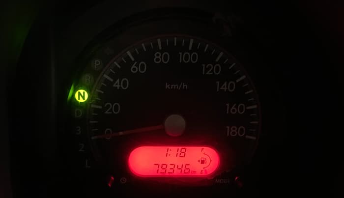 2013 Maruti A Star VXI (ABS) AT, Petrol, Automatic, 79,346 km, Odometer Image