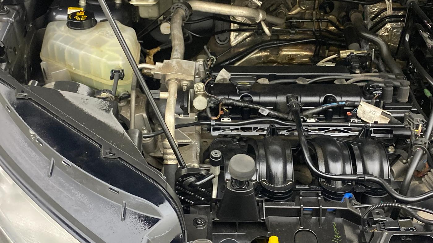 2015 Ford Ecosport TITANIUM 1.5L PETROL AT, Petrol, Automatic, 1,04,391 km, Engine View - Right