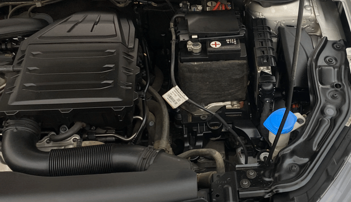 2022 Volkswagen VIRTUS TOPLINE TSI 1.0 AT, Petrol, Automatic, 87,598 km, Engine View - Left