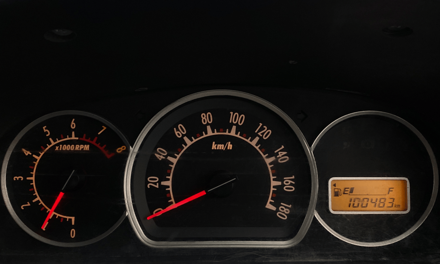 2014 Maruti Alto K10 VXI, Petrol, Manual, 1,00,475 km, Odometer Image