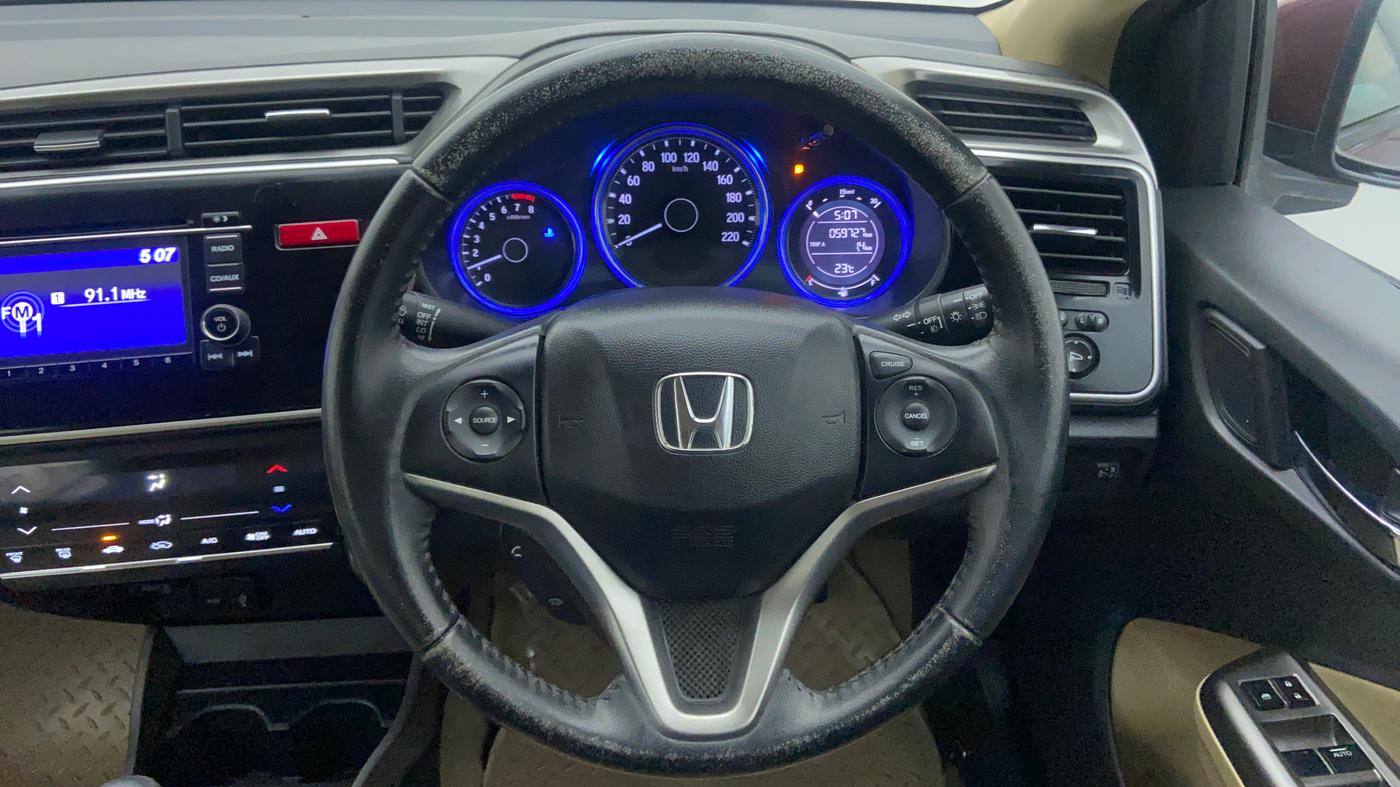 2015 Honda City VX MT PETROL, Petrol, Manual, 59,785 km, Steering Wheel Close Up
