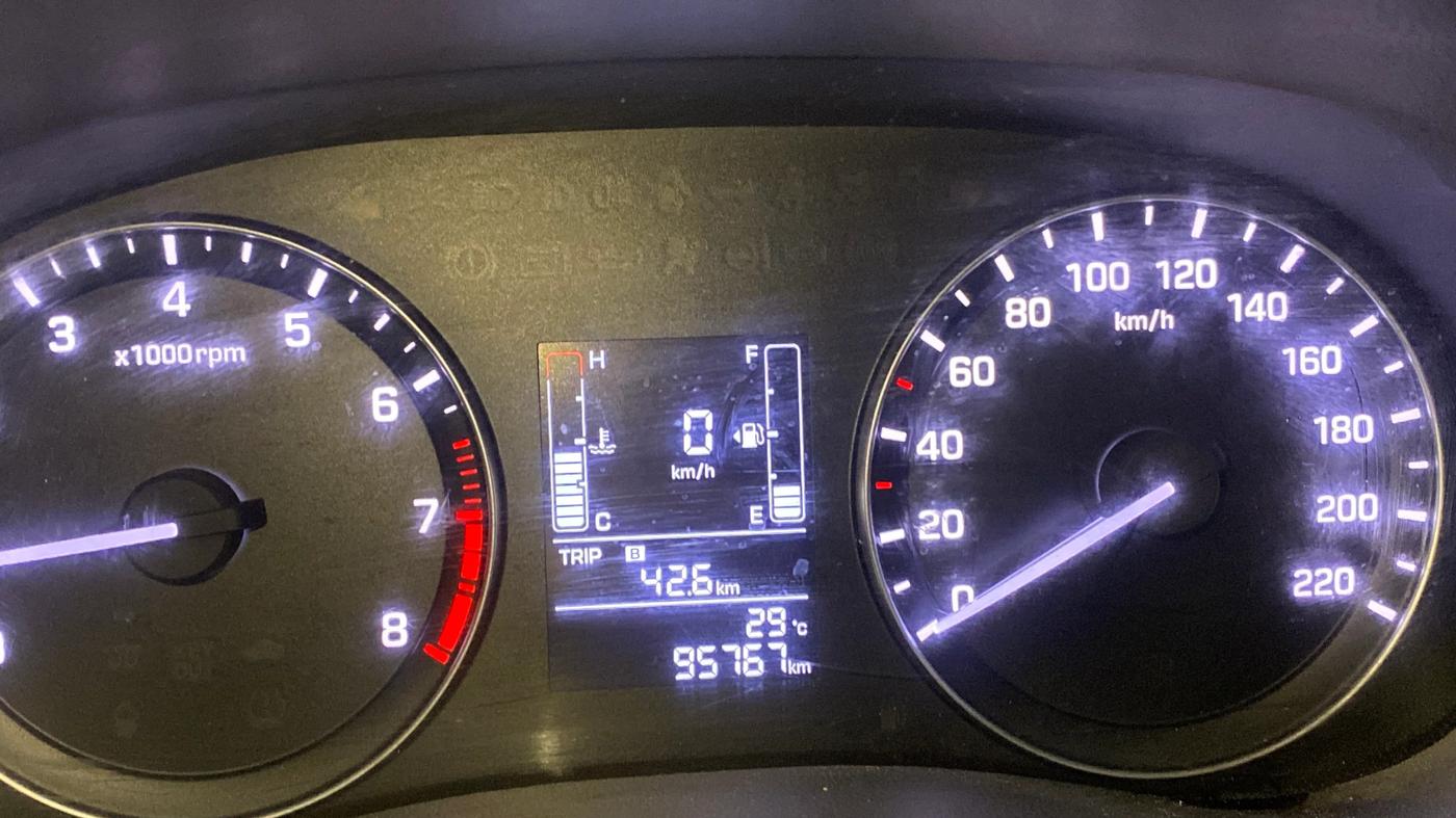2015 Hyundai Creta SX PLUS 1.6 PETROL, Petrol, Manual, 95,740 km, Odometer Image