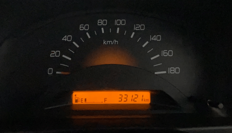 2013 Maruti Wagon R 1.0 LXI, Petrol, Manual, 33,114 km, Odometer Image
