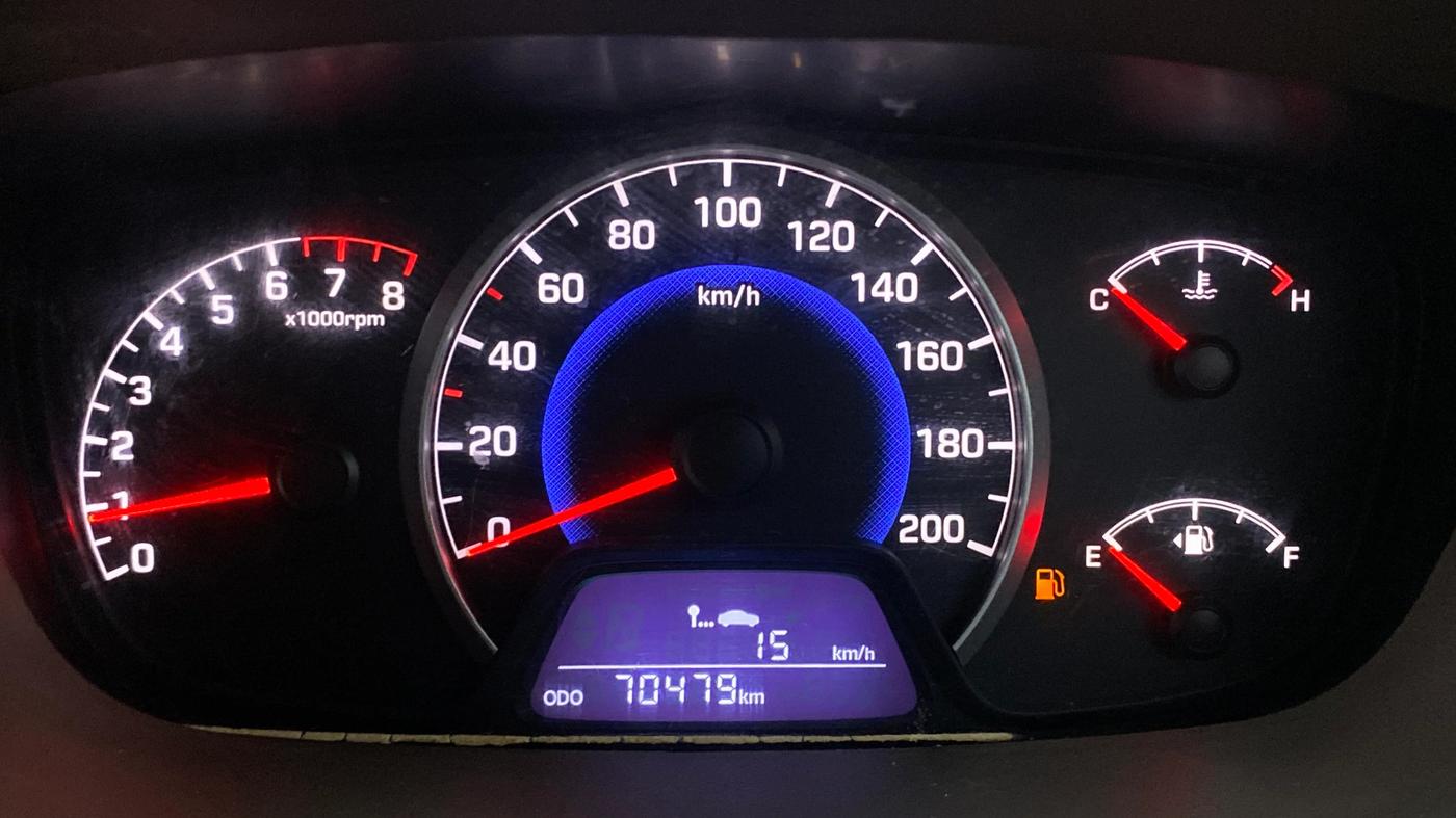 2015 Hyundai Grand i10 ASTA 1.2 KAPPA VTVT, Petrol, Manual, 70,438 km, Odometer Image
