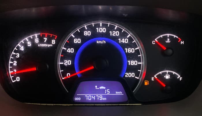 2015 Hyundai Grand i10 ASTA 1.2 KAPPA VTVT, Petrol, Manual, 70,438 km, Odometer Image
