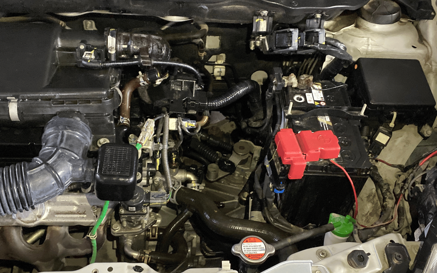 2022 Maruti Ertiga VXI SHVS, Petrol, Manual, 21,372 km, Engine View - Left