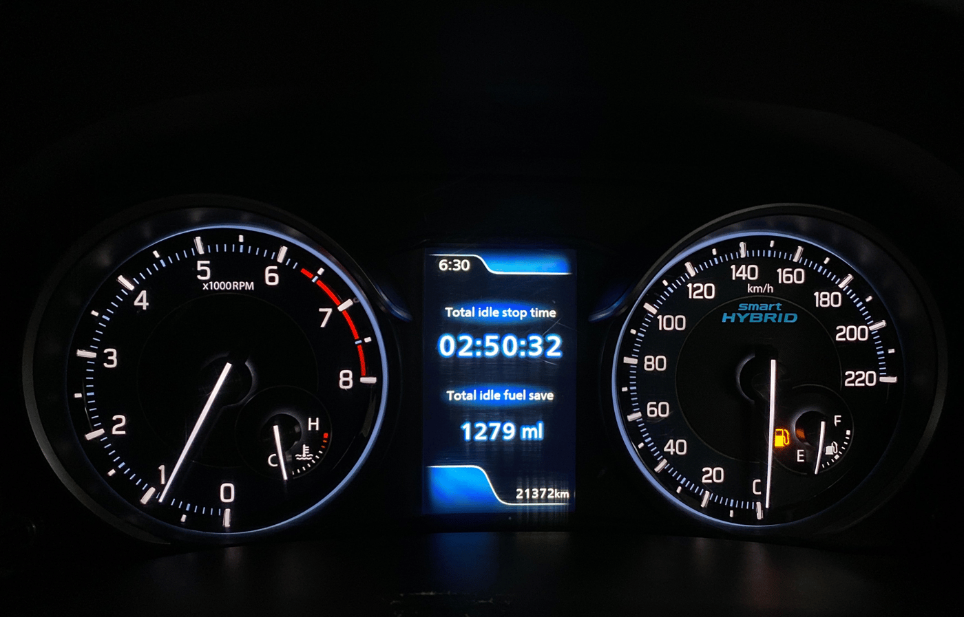 2022 Maruti Ertiga VXI SHVS, Petrol, Manual, 21,372 km, Odometer Image