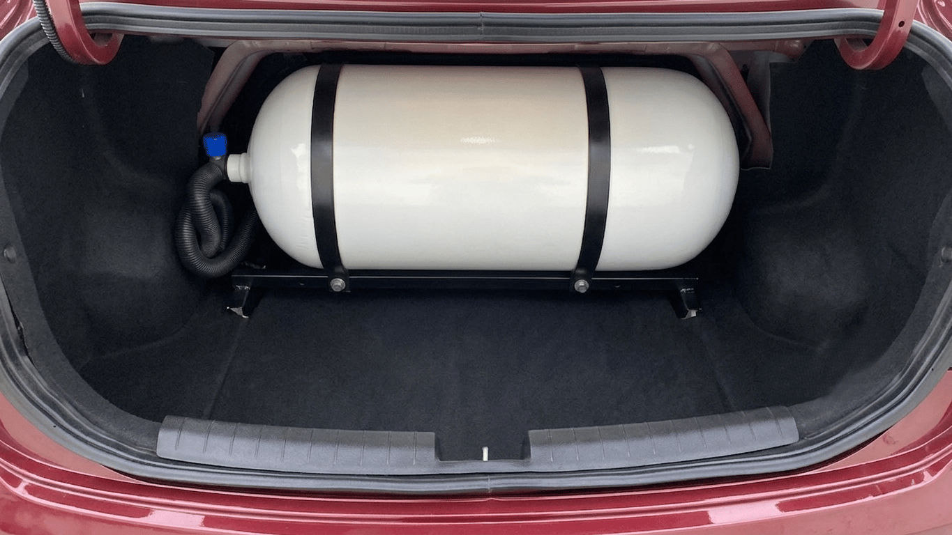 2017 Hyundai Xcent SX 1.2, CNG, Manual, 28,158 km, Boot Inside