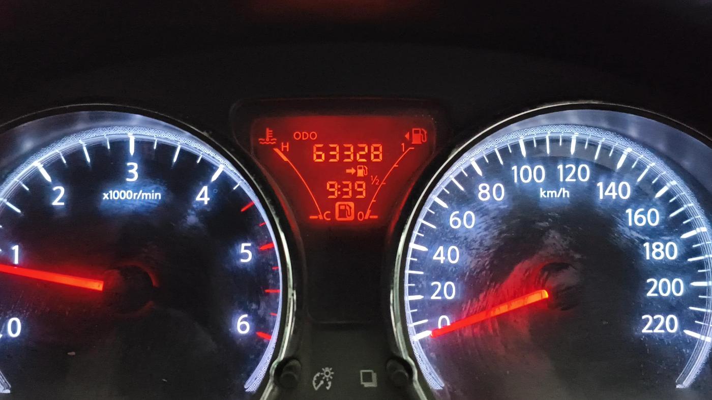 2012 Renault Scala RXL DIESEL, Diesel, Manual, 63,328 km, Odometer Image