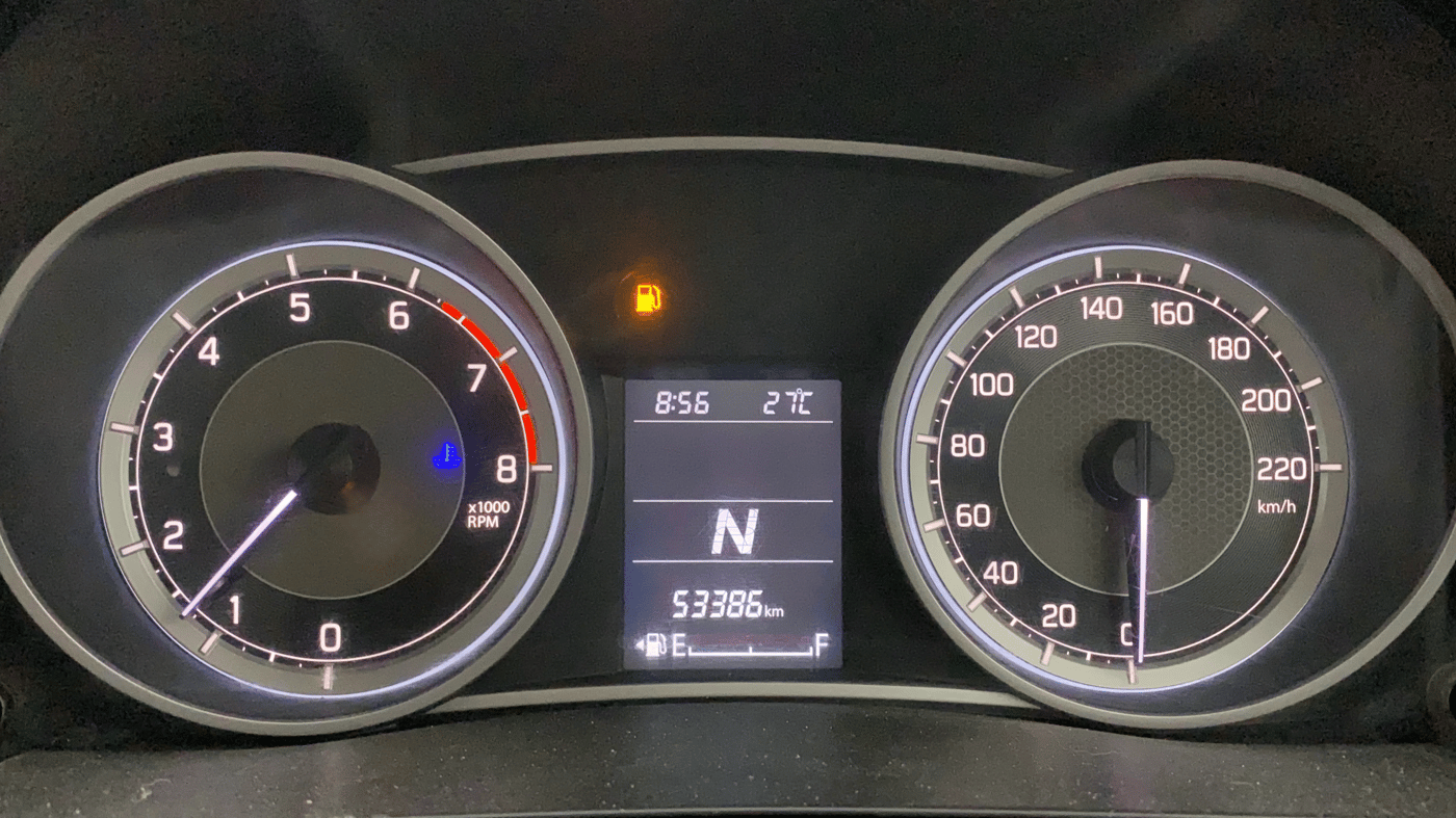 2020 Maruti Dzire ZXI AMT, Petrol, Automatic, 53,370 km, Odometer Image