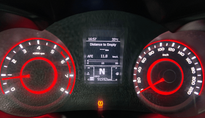 2021 Mahindra XUV300 W8 (O) 1.2 PETROL AMT, Petrol, Automatic, 91,580 km, Odometer Image