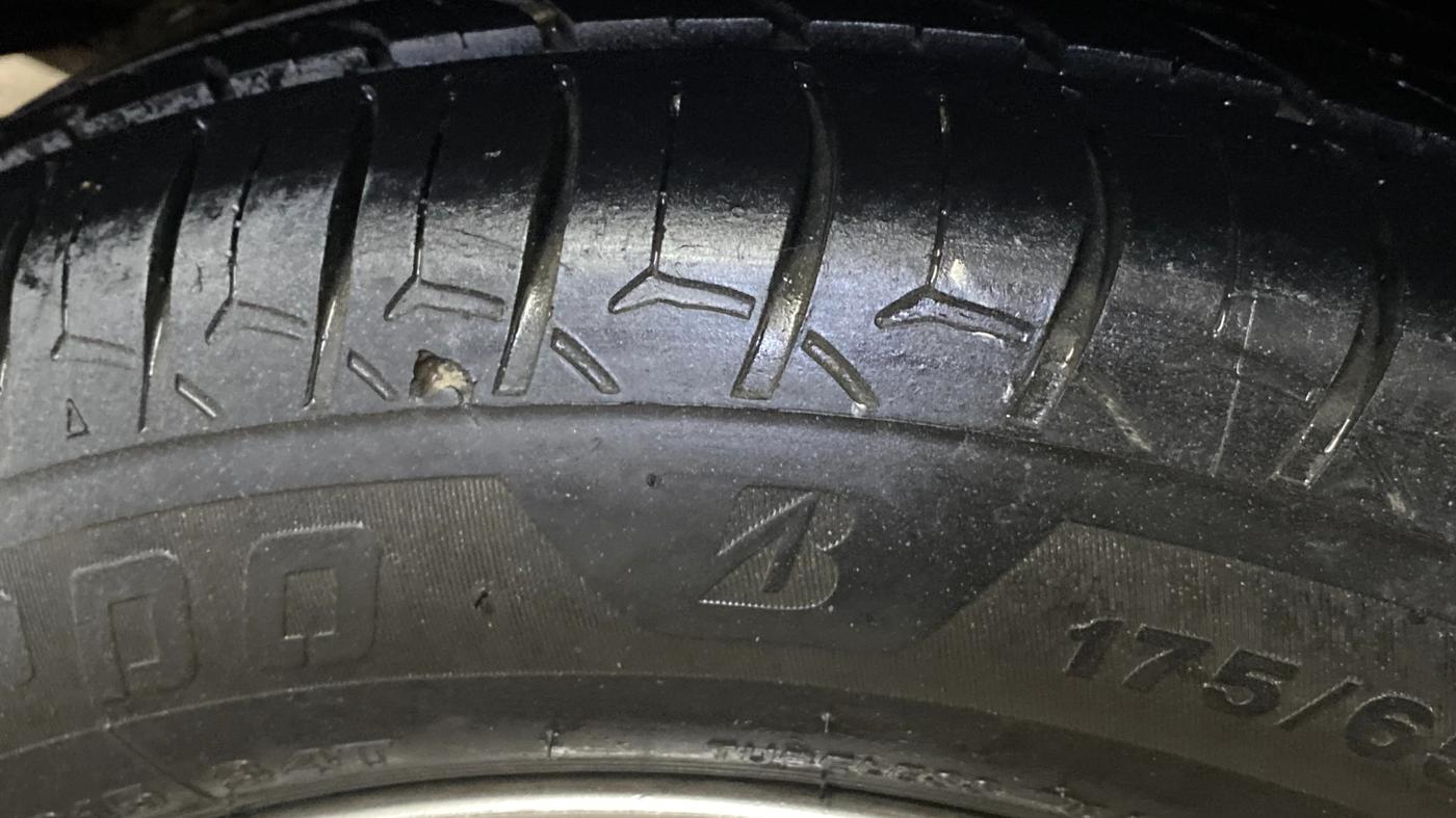 2018 Honda Amaze 1.2L I-VTEC V CVT, Petrol, Automatic, 60,442 km, Right Rear Tyre Tread