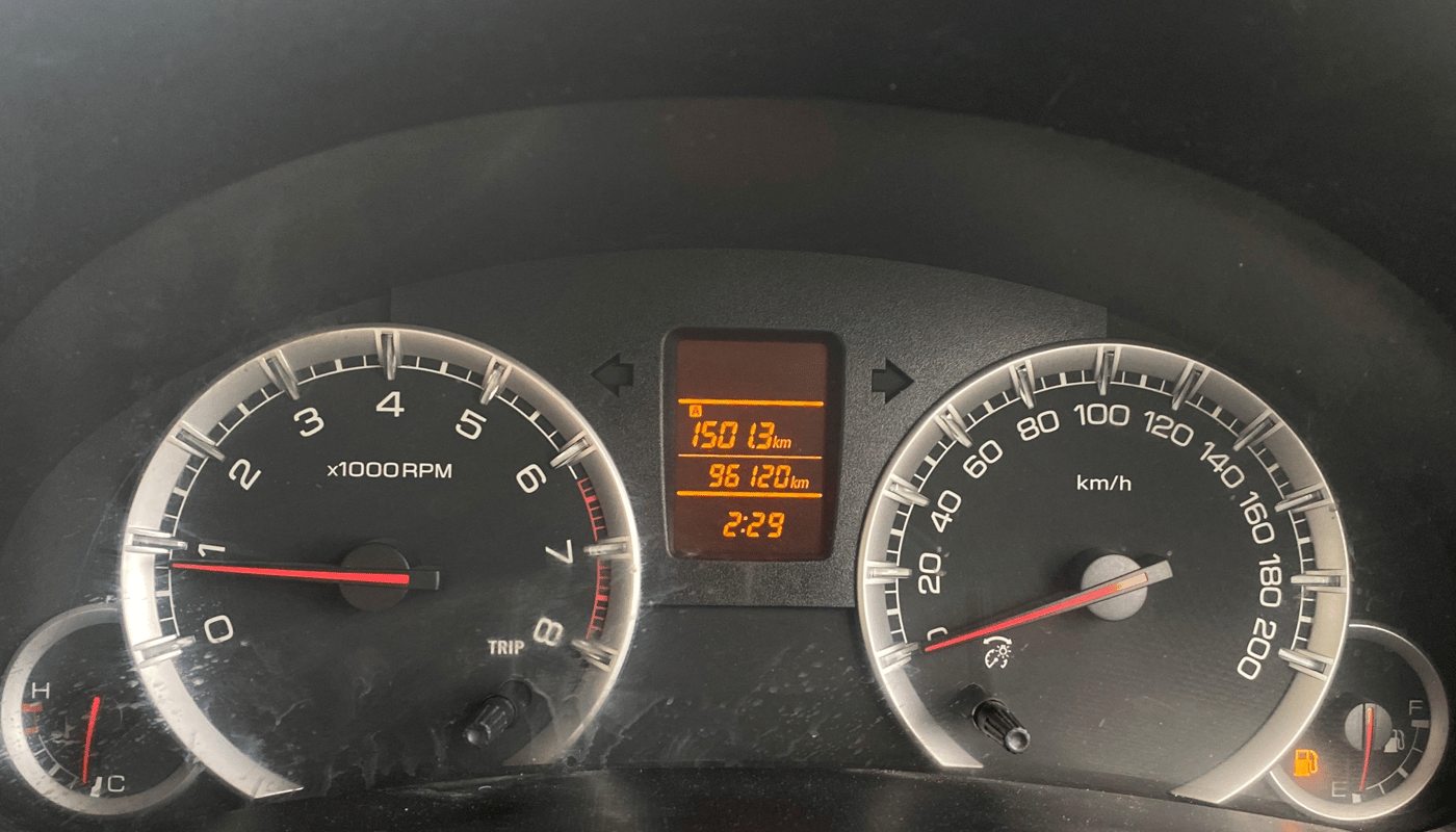 2015 Maruti Swift Dzire VXI, Petrol, Manual, 96,118 km, Odometer Image