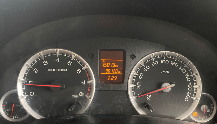 2015 Maruti Swift Dzire VXI, Petrol, Manual, 96,118 km, Odometer Image