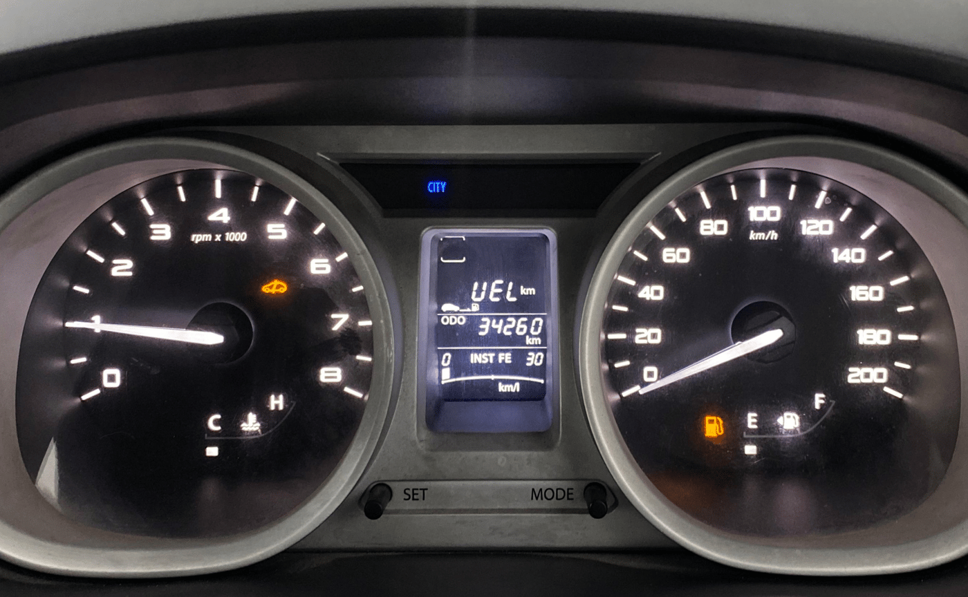 2016 Tata Tiago XZ PETROL, Petrol, Manual, 34,253 km, Odometer Image