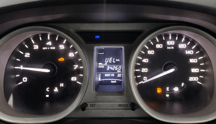 2016 Tata Tiago XZ PETROL, Petrol, Manual, 34,253 km, Odometer Image