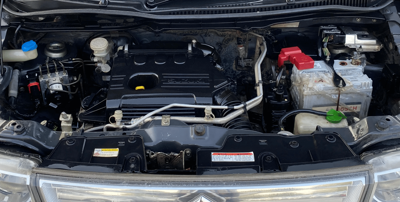 2017 Maruti Wagon R 1.0 VXI + (O) AMT, Petrol, Automatic, 76,352 km, Engine View