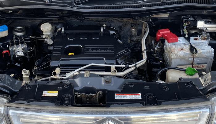 2017 Maruti Wagon R 1.0 VXI + (O) AMT, Petrol, Automatic, 76,405 km, Engine View