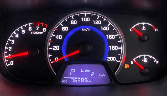 2015 Hyundai Grand i10 ASTA AT 1.2 KAPPA VTVT, Petrol, Automatic, 76,388 km, Odometer Image