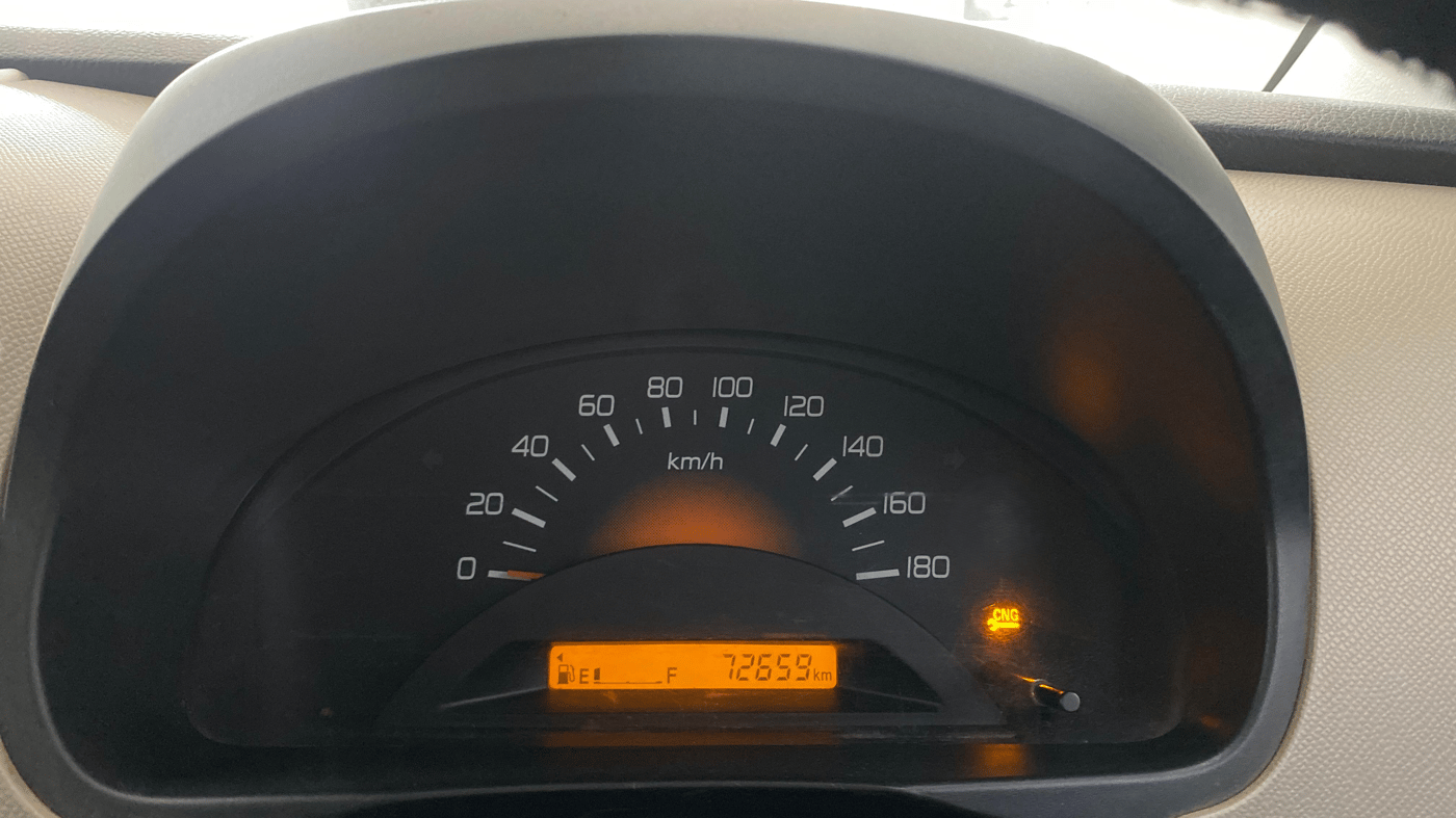 2013 Maruti Wagon R 1.0 LXI CNG, CNG, Manual, 72,871 km, Odometer Image