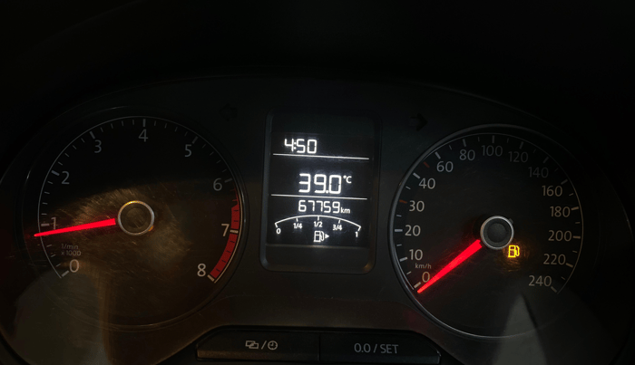 2019 Volkswagen Polo TRENDLINE 1.0L, Petrol, Manual, 67,707 km, Odometer Image