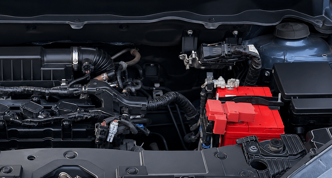 2019 Maruti XL6 ALPHA AT, Petrol, Automatic, 1,24,575 km, Engine View - Left