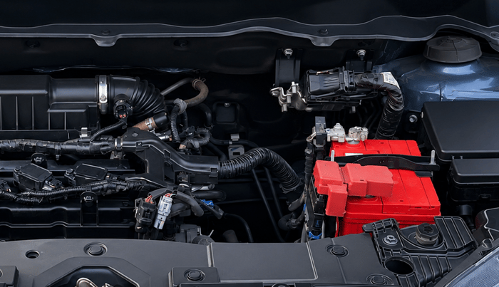 2019 Maruti XL6 ALPHA AT, Petrol, Automatic, 1,24,575 km, Engine View - Left