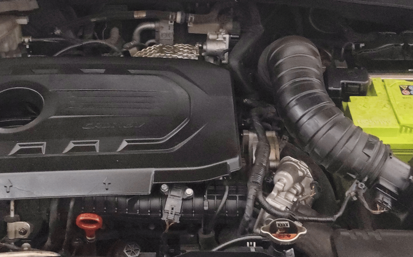 2022 Hyundai ALCAZAR PLATINUM 1.5 MT 7STR, Diesel, Manual, 81,290 km, Engine View