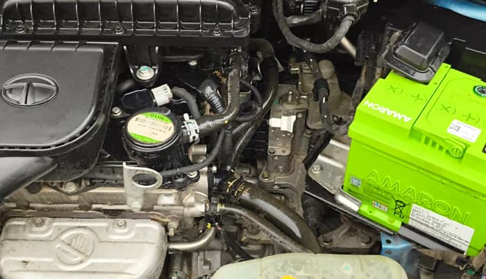 2017 Tata Tiago XZA PETROL, Petrol, Automatic, 27,361 km, Engine View - Left