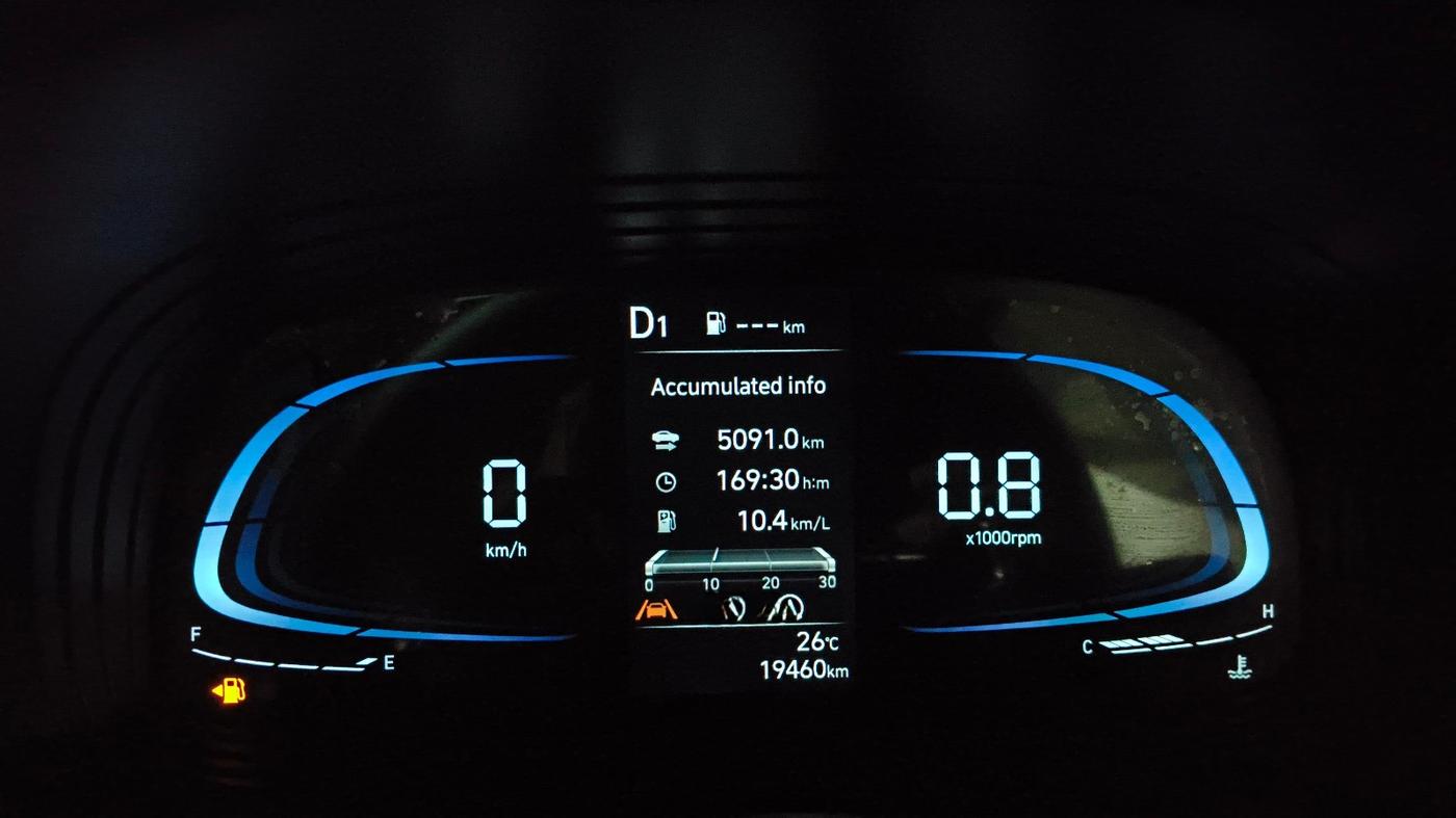 2023 Hyundai VENUE SX (O) 1.0 TURBO DCT, Petrol, Automatic, 19,423 km, Odometer Image