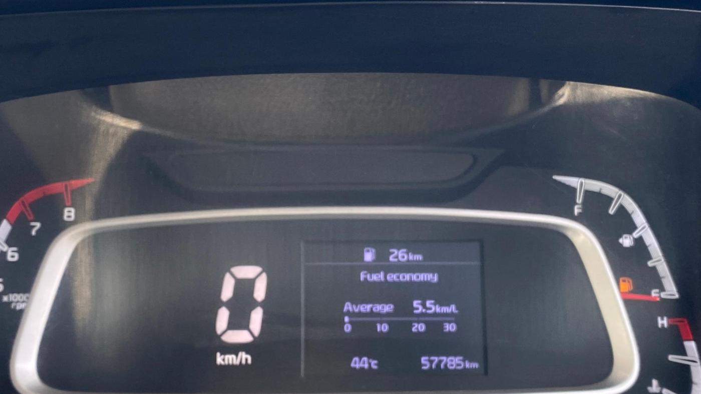 2020 KIA SONET HTE 1.2, Petrol, Manual, 57,816 km, Odometer Image