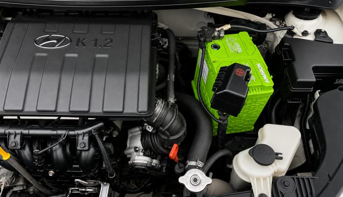 2017 Hyundai Grand i10 SPORTZ (O) AT 1.2 KAPPA VTVT, Petrol, Automatic, 31,831 km, Engine View - Left