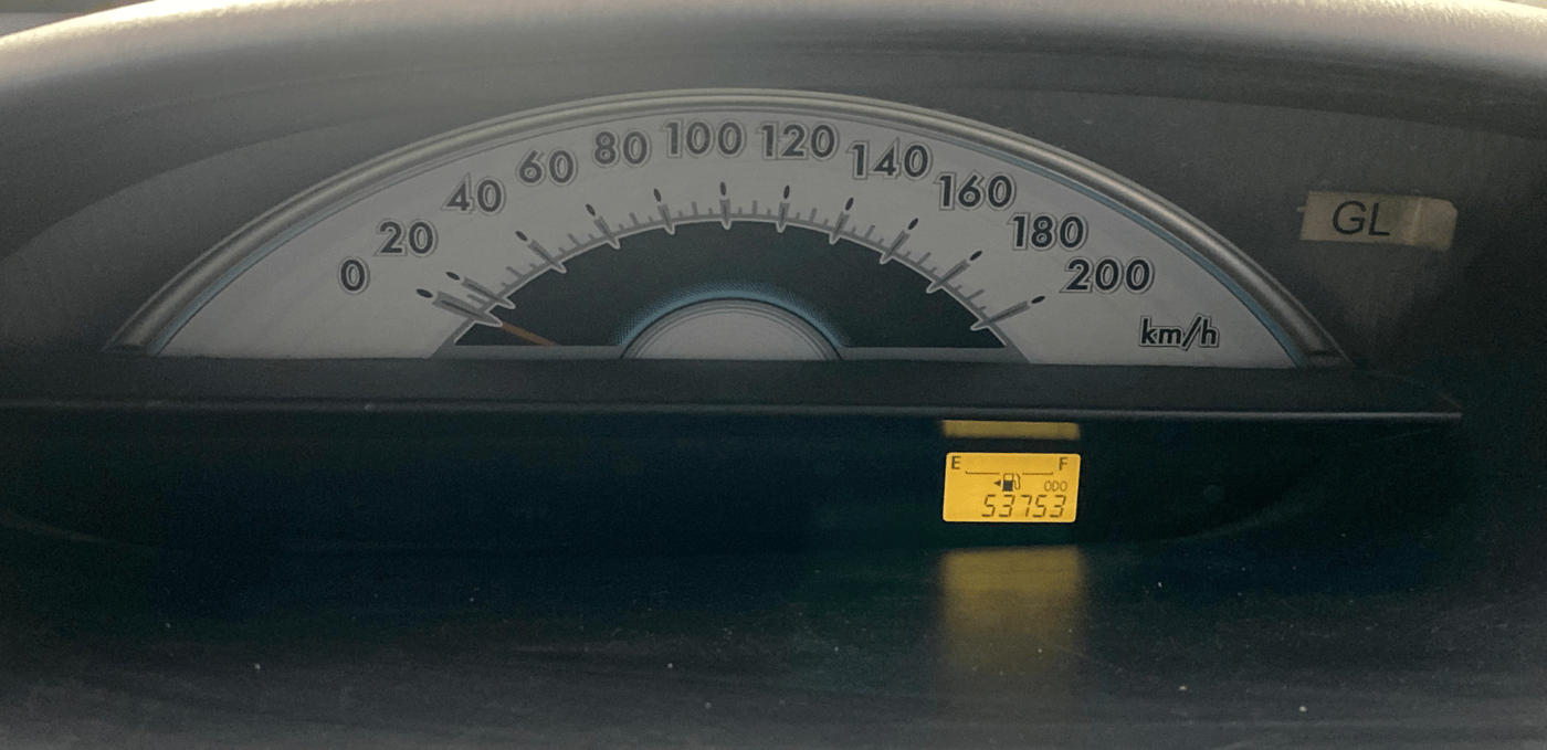 2012 Toyota Etios G, Petrol, Manual, 53,822 km, Odometer Image