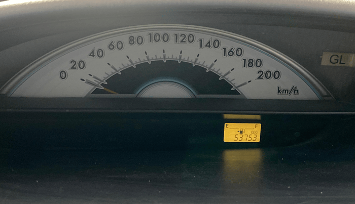 2012 Toyota Etios G, Petrol, Manual, 53,710 km, Odometer Image